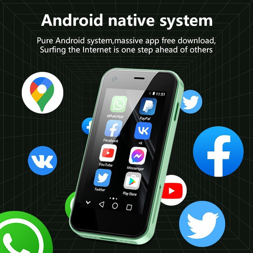 A Mini Teléfono Móvil Android Xs13 De 1 Gb Y 8 Gb Para Estudia