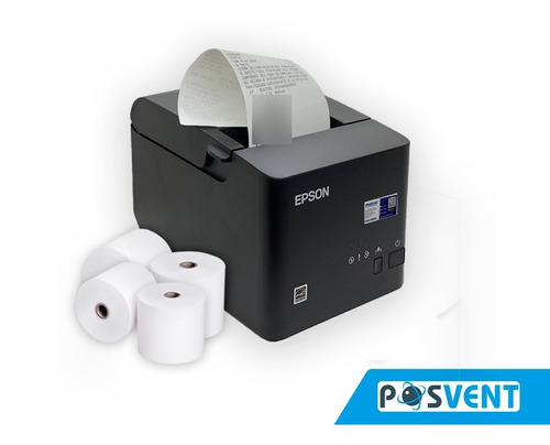 Impresora Epson Tmt20 Iii Usb Termica Ticket + 10 Rollos