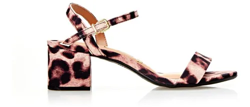 Sand lia Feminina Animal Print On a Vizzano Frete gr tis