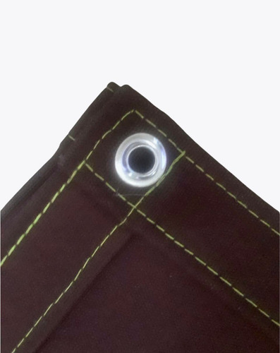 Lona Antichispa Reforzada Roja De 2x2 Mts.