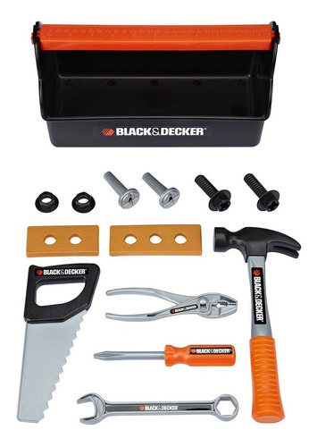 Imagen 1 de 2 de Caja De Herramientas Para Niños Black & Decker Original +14p