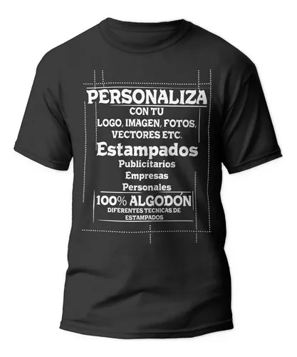 Poleras negras con estampados hotsell