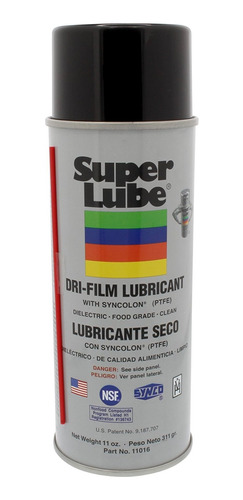 Super Lube 11016. Aerosoles Dri-film, 11 Onzas.