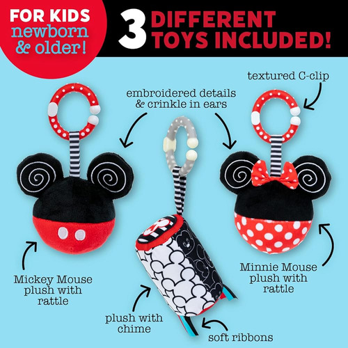 Niños Preferidos Disney Baby Mikcey Mouse Y Minnie Mouse 3 P