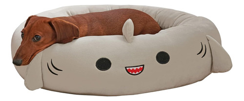 Cama Para Mascotas Squishmallows Gordon Shark De 24 Pulgadas