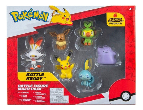 Pokemon Figura Multi Pack 6 Figuras Original Pkw2469