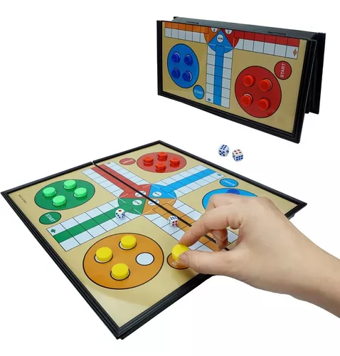 Ludo Magnetico Juego Mesa Clásico Educativo Tablero