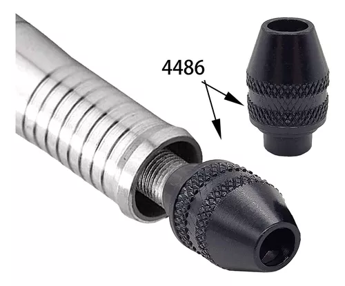 Portabrocas sin llave MultiPro para Dremel 4486, color negro