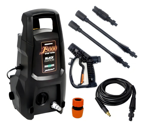 Lavadora De Alta Pressão Jactoclean Residencial J5000 Black De 1300w Com 103bar De Pressão Máxima 220v