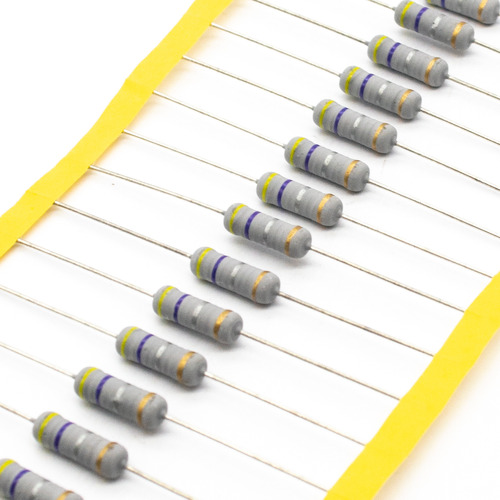 50 Resistencias Alambre 3w 5% 0.47 Ohms 3w 5% .47e