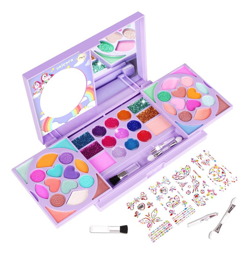 Kidcheer Kit De Maquillaje Infantil Para Niñas, Cosmético La
