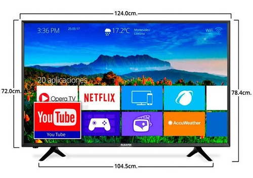 Smart Tv Led Panavox 55 Hd 4k Hdr Usb Wifi Bluetooth Credito