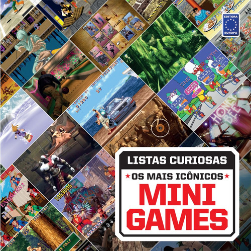 Coleção Listas Curiosas - Os Mais Icônicos Mini Games, de a Europa. Editora Europa Ltda., capa mole em português, 2021