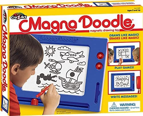 Pizarra Magnética Crazart Retro Magna Doodle Para Niños, 3