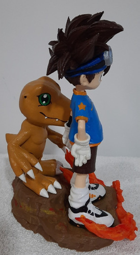 Tai Y Agumon Digimon En 3d