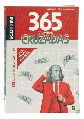 Scottini 365 Cruzadas Diretas (288p) N.12, De Todolivro. Editora Brasileitura, Capa Mole, Edição 1 Em Português, 2024