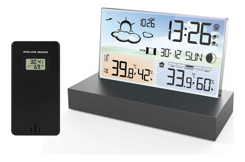 Digital Thermometer With Sensor Wireless Weather Station