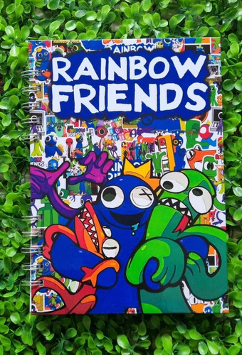 Libro Colorear Rainbow Friends Incluye Stickers 15 X 22