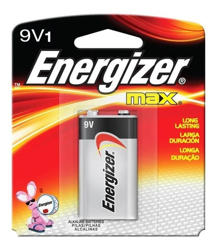 Bateria 9 Volts Alcalina Energizer No Recargable 522bp X15u.