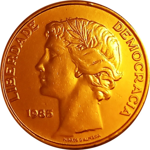 Portugal Moneda De 25 Escudos Año 1985 Bañada Con Oro 24k  