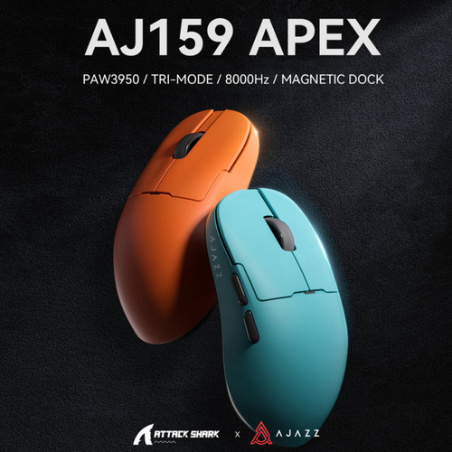 Mouse Gamer Ajazz Aj159 Apex Naranja Naranja