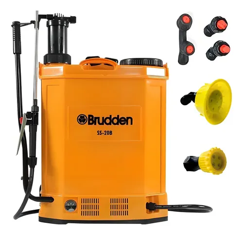 Pulverizador Mochila de Pressão Brudden 20L Bateria 12V Autonomia...