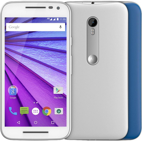  Moto G (3rd Gen.) Colors Edition Dual SIM 16 GB branco/azul 2 GB RAM