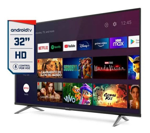 Imagen 3 de 5 de Smart Tv 32 Hitachi Le32smart21 Hd Android