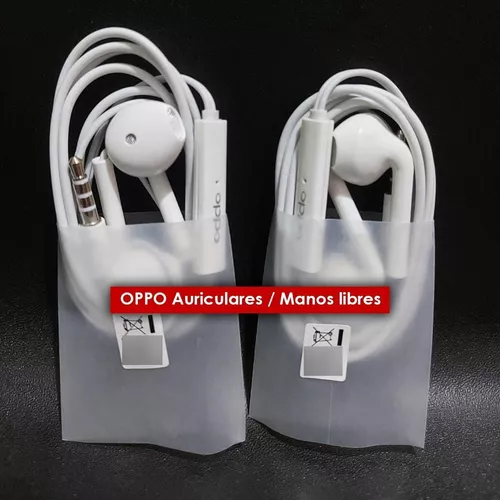 Audífonos Oppo Manos Libres Original 3.5mm A93 A53 A72 A15
