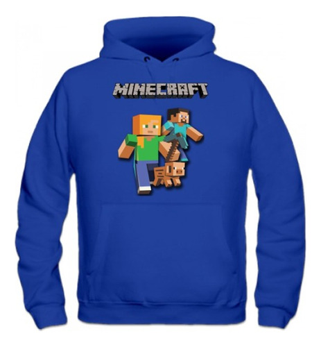 Poleron De Niño Personalizado De Minecraft 
