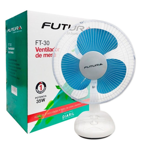 Ventilador De Mesa Futura Temporizador - Tecnológico