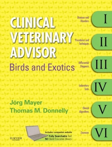 Libro Clinical Veterinary Advisor: Birds And Exotic Pets