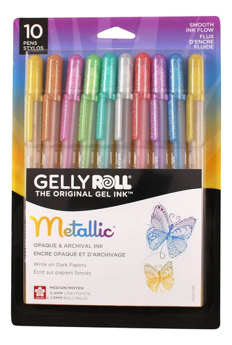 Bolígrafos Sakura Metallico Fine Pen, 0.4mm 10 Colores