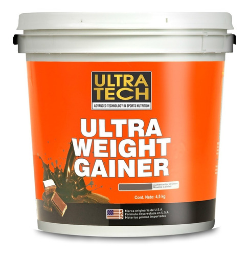 Ganador De Peso Ultra Weight Gainer 4.5 Kg Ultra Tech Proteínas + Carbohidratos Suplemento Para Masa Muscular 