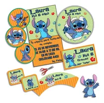 Comprar Kit Imprimible Stitch Personalizado Cumpleaños Candybar