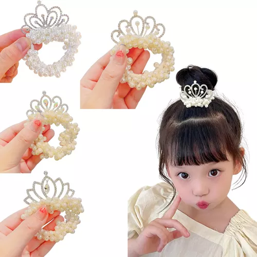 Gomas Pelo Niña, 200 Piezas Gomas Elasticas Pelo Mini Bandas de Pelo  Coleteros Niña Gomitas para el Pelo para Niñas Bebé(Colorido)