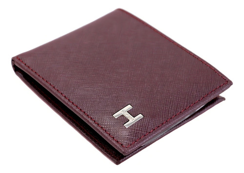 Billetera Tommy Hilfiger 31tl22x019 Color Bordó - 4.5cm