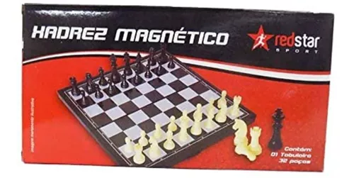 Jogo de Xadrez Magnético Dobrável Redstar