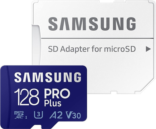 Samsung Pro Plus Memoria Micro Sd 128 Gb A2 U3 V30 4k 130mb