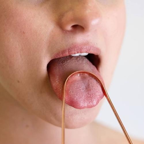 Pure Earth Essentials - Raspador De Lengua De Cobre Para Adu