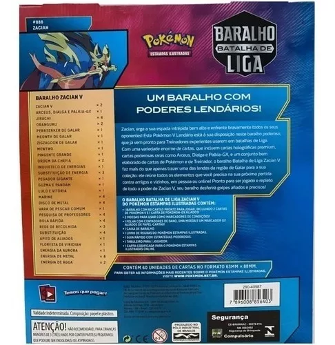 BATALHA DE DECK POKEMON COM TURBO ZACIAN V - BARALHO DE CARTA POKEMON TCG  (PTCGO)