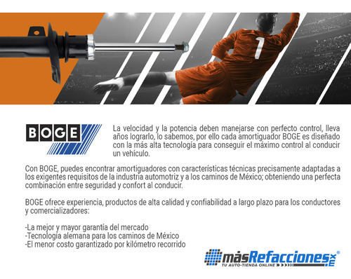 Par Amortiguadores Gas Tras Fusion L4 2.5l 10 Al 12 Boge