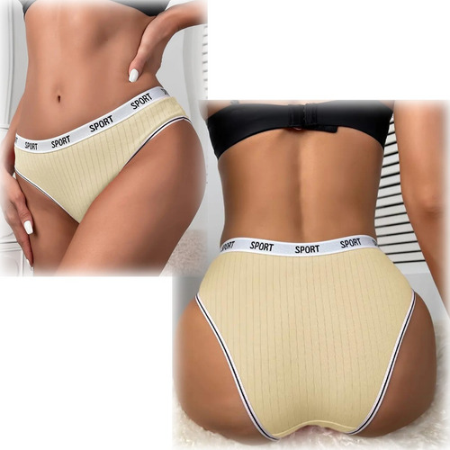 Conjunto De Bragas Tanga Algodón Puro Para Mujer 6 Piezas