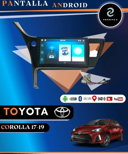 Reproductor Android 11 2gb Por 32gb Toyota Corolla 17/19 