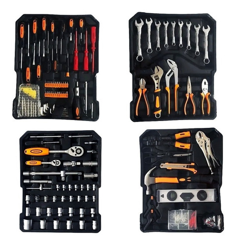 Maletin Portatil Set De Herramientas Lusqtoff 245 Piezas