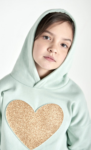 Sudadera Cerrada Estilo Crop De Niña C&a (1061959)
