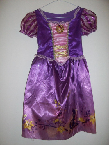 Vestido Disfraz Princesa Morado Talla Pequeña