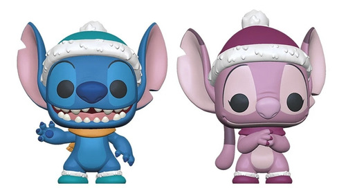 Funko Pop Paquete Stitch Y Angel Navidad 2 Pack Hot Topic 