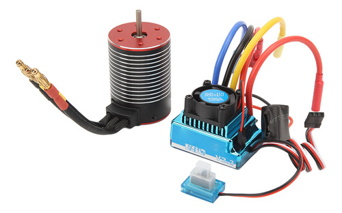 Motor Sin Escobillas 3650, 120 A, Esc, Rc Professional, Resi