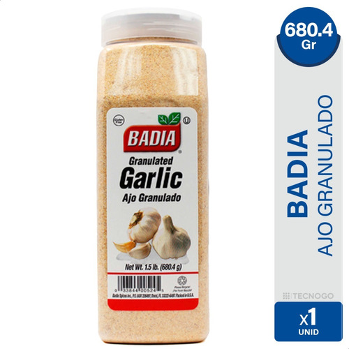 Badia Condimento Ajo Granulado 680.4g Usa Kosher